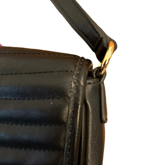 Moschino crossbody | love Moschino red and black color block purse - Picture 7 of 11